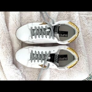 Goodnight Macaroon Sneakers Gold Star (Golden Goose inspired)
